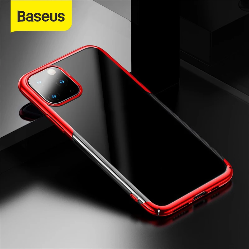 Роскошный защитный чехол Baseus для телефона прозрачный прилегающий iPhone11 XR Xs Max