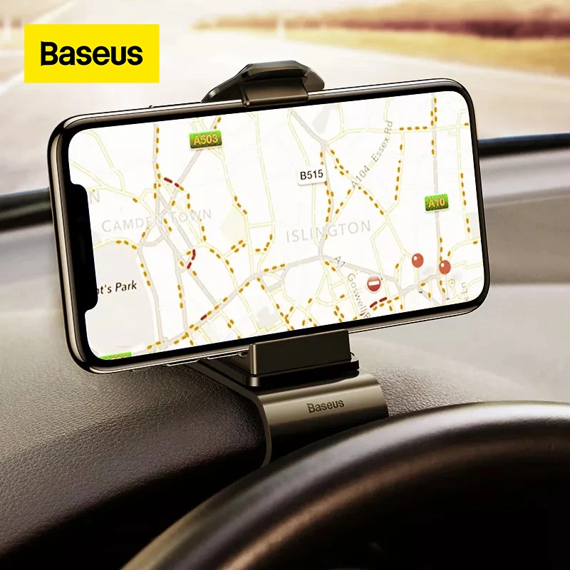 

Baseus Dashboard Car Phone Holder Universal Mount Cradle Cellphone Clip GPS Bracket Mobile Phone Holder Stand for Phone in Car