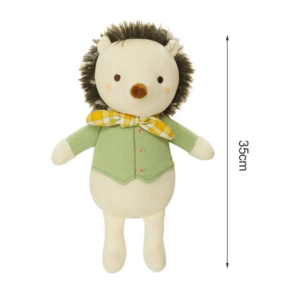 

Cushion Non-fading Kids Gift Vivid Color Cartoon Hedgehog Plush Doll for Sofa