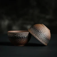 vintage handmade ceramic teacup handmade kungfu teaset large ceramic cup tea accessories outique pottery tea bowl master cup