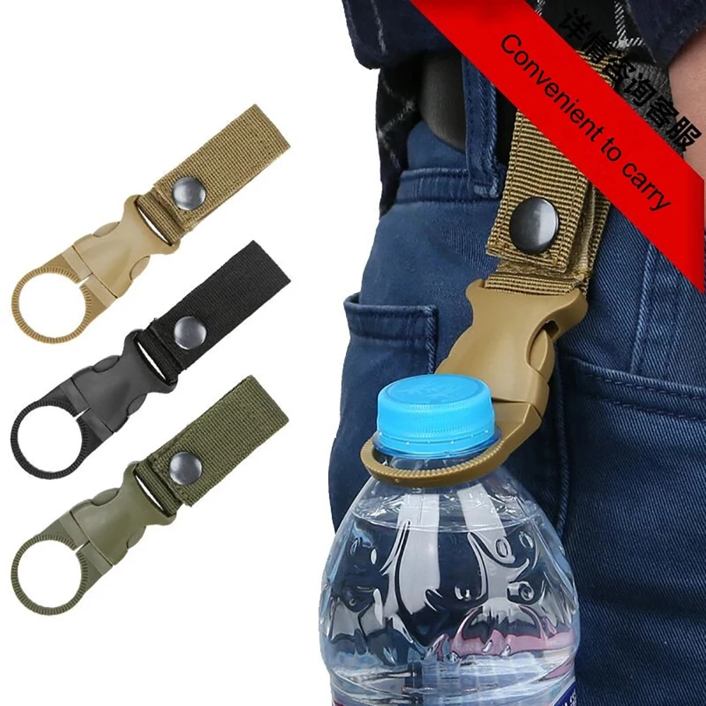 Tactical Keychain Nylon Belt Key Hook Military Molle System Backpack Hook Outdoor Sports Hunting Hiking Accessories Outdoor Tool