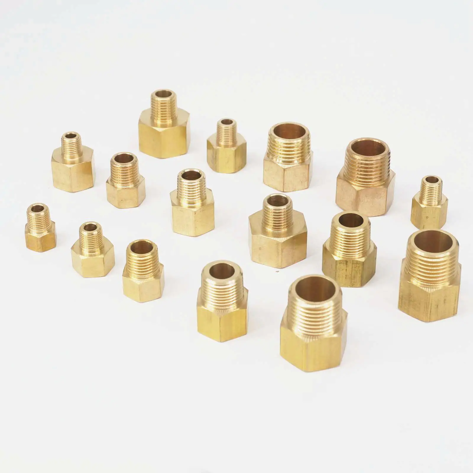 Переходник для трубы 1/8 &quot1/4" 3/8 &quotNPT" Мама папа BSP латунный фитинг манометра