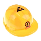 1 шт. ролевая игра желтая шапка игрушка конструкция имитация защитный шлем креативный подарок для детей забавные гаджеты