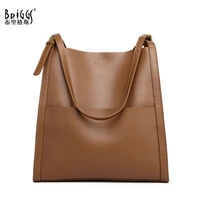 briggs women casual tote handbag soft split leather high quality lady shoulder bag fashion female crossbody bags black brown