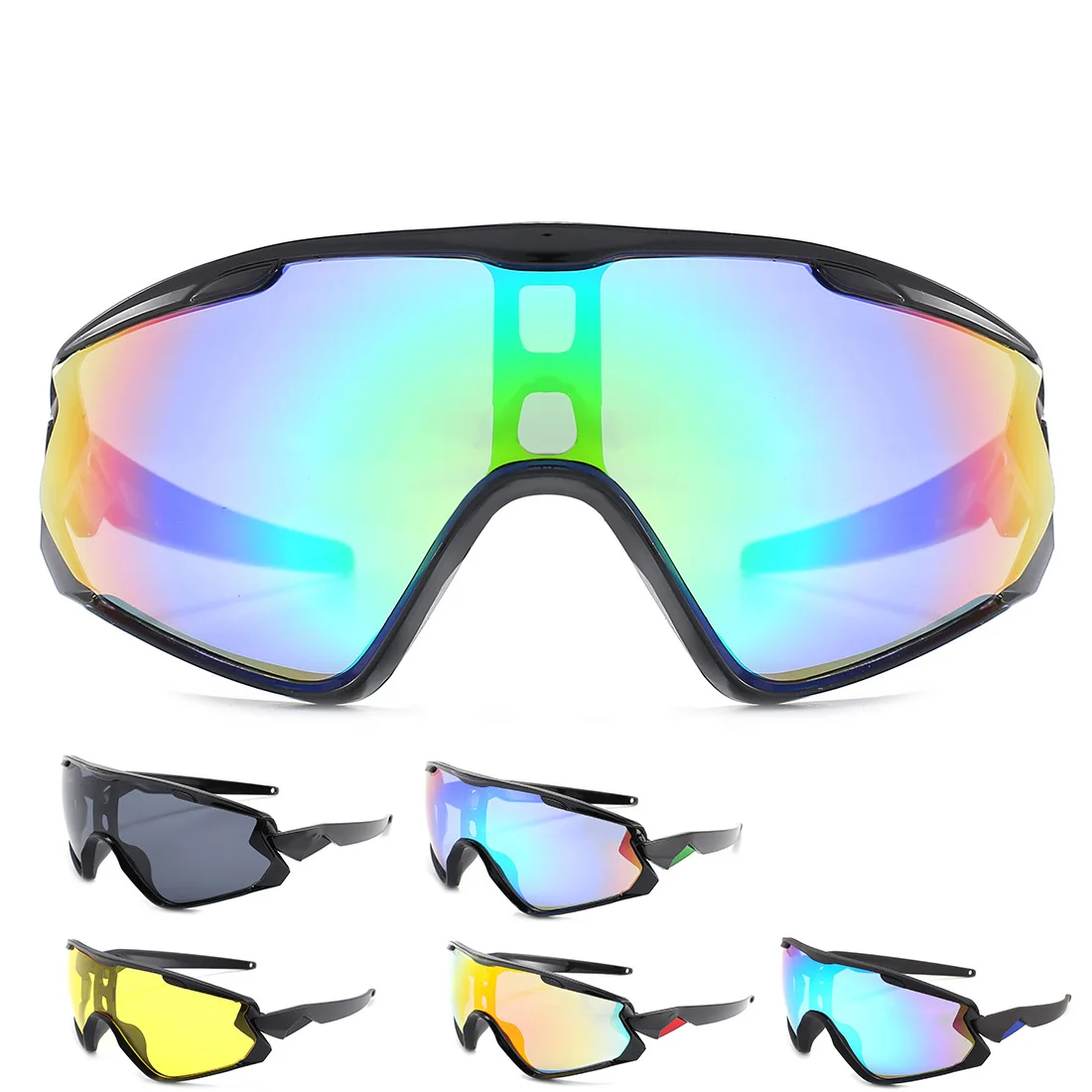 

New Sports Men's Cycling Sunglasses UV400 Fishing Eyewear Women Running Outdoor Mountain Windbreak Protection Bicycle Sunglasses