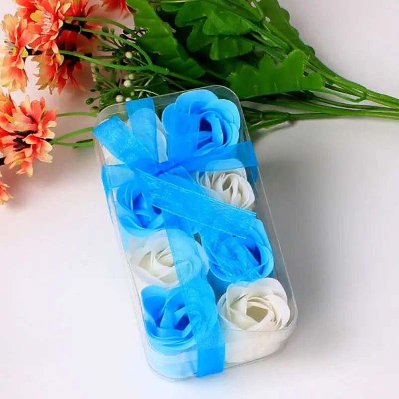 2020 День Святого Валентина мыло цветок ароматическая роза лепесток лента