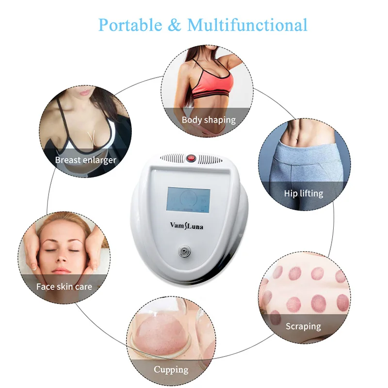 Koop Vacuüm Therapie Machine Borstvergroting Pomp Butt Lifting Met Led Touch Screen Panel 24 Cups Body Cupping Anti Cellulite