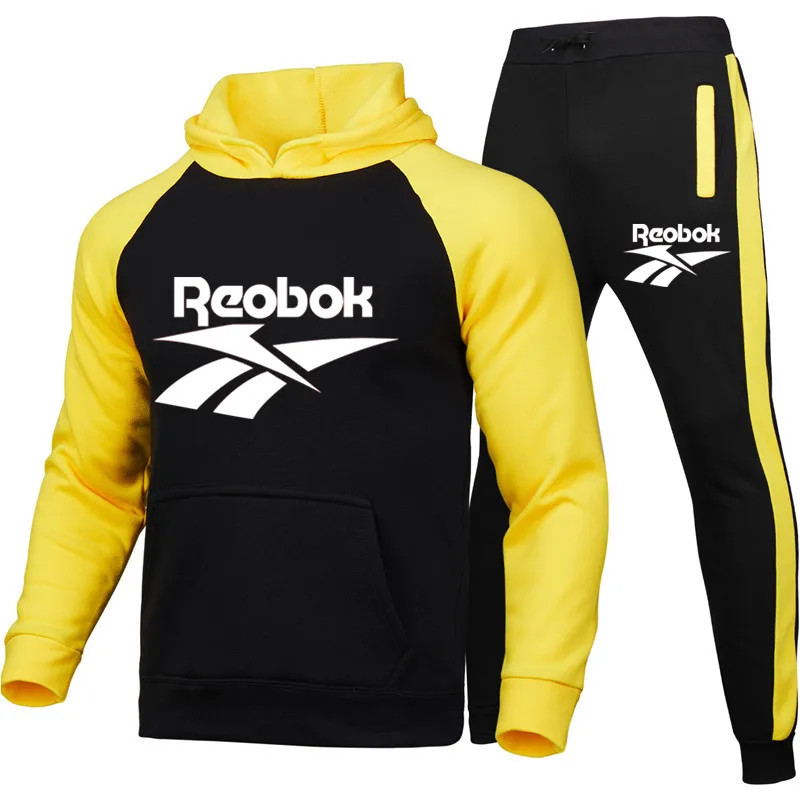 

2021 Fashion Raglan Sleeves Sportswear Men Two Piece Set Men Sportswear Men Hoodie Coat And Pants Sportswear