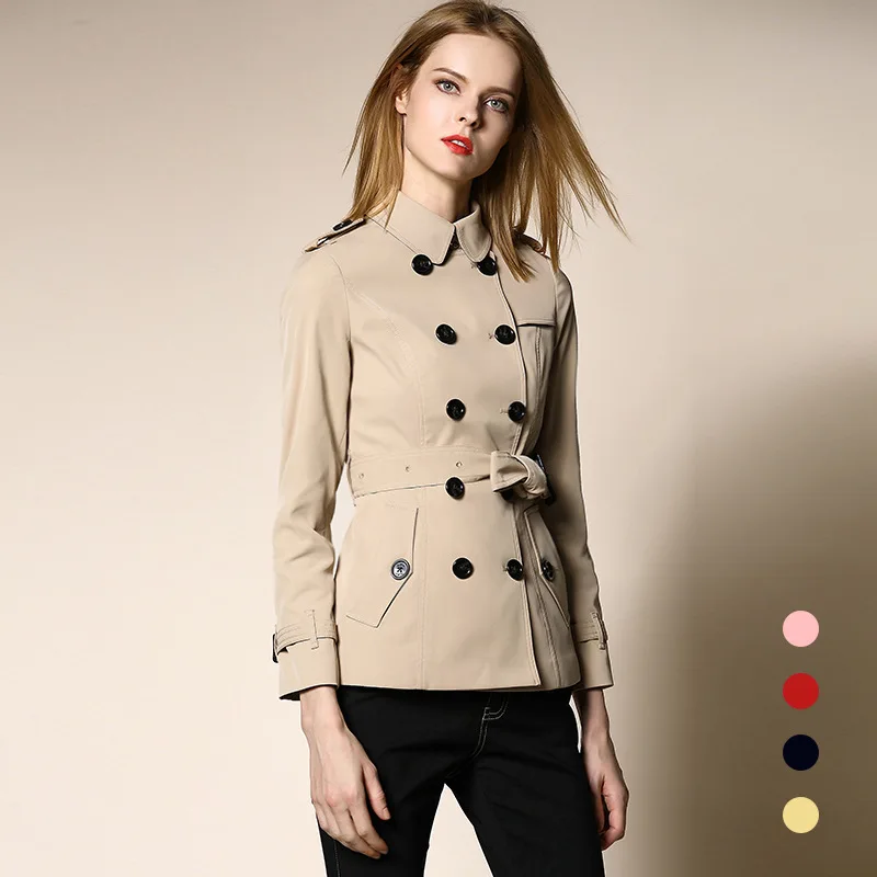

Winter Brand Design Women Coat Autumn High Quality Jacket Turndown Collar Jacket Outwear England Style Classy Chic Jacket Coats