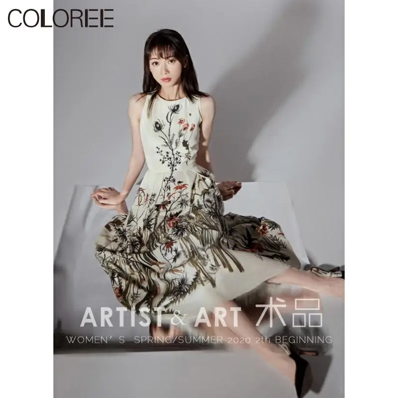 100% шелк в винтажном стиле С принтом платья для женщин африканском с подиума со