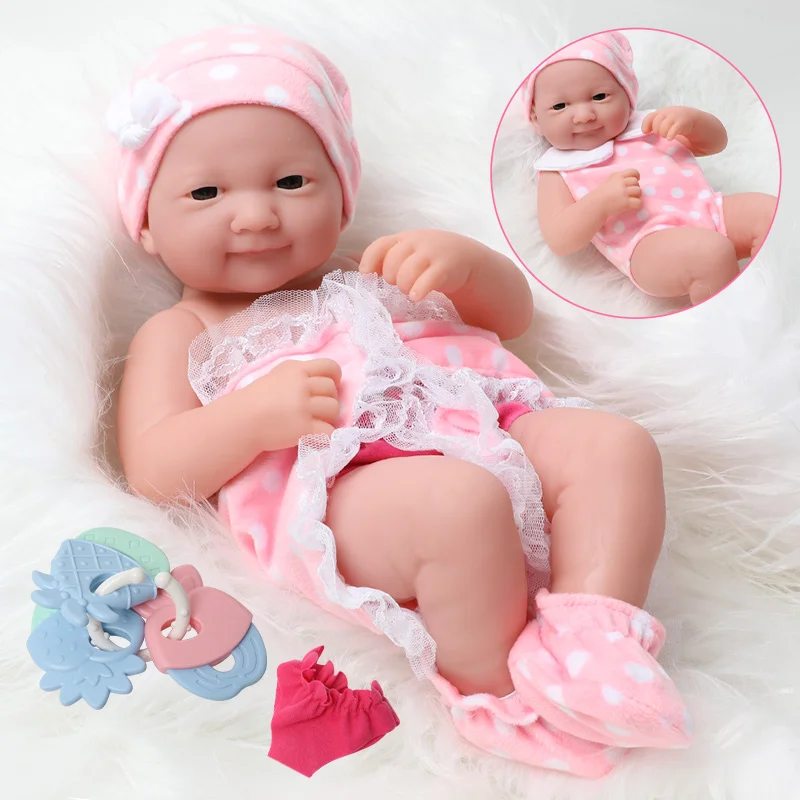 Реалистичная силиконовая кукла-Реборн 33 см | Игрушки и хобби