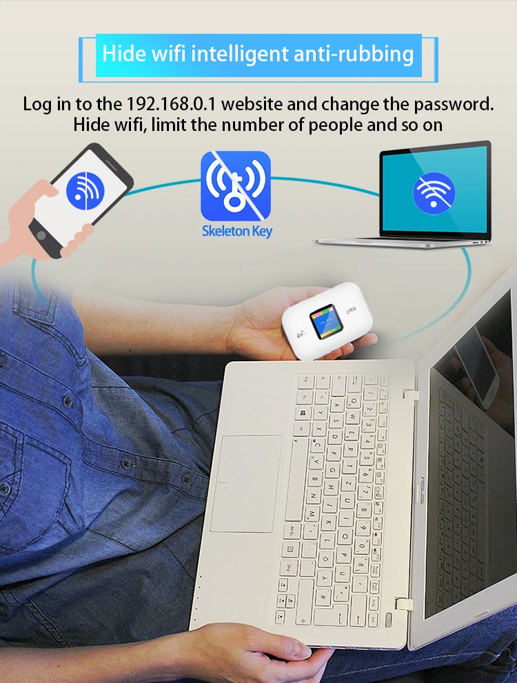 Wi Fi роутер TIANJIE разблокированный LTE 150 Мбит/с слот для SIM карты|Беспроводные