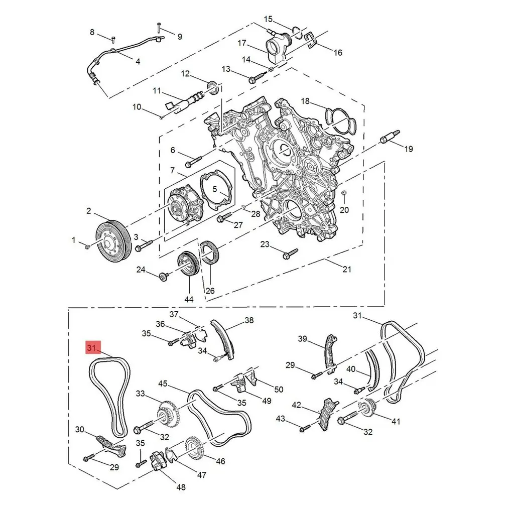 

Auto parts 12633452 Chain Durable, Practical And Convenient Auto Parts Timing Chain