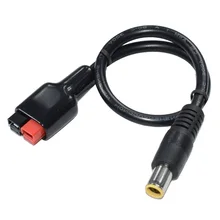 DC 8.0mm Power Male Plug Cable with DC 8mm Adapter Compatible with Andersons 11inch/28cm Powerpole for Portable Generator