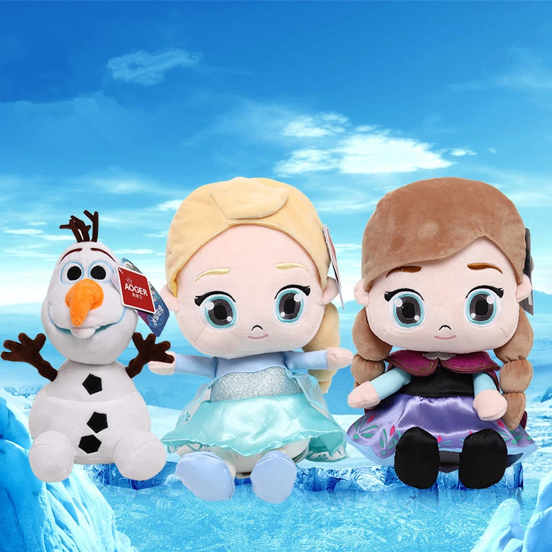 Мультфильм Frozen2 Анна Эльза куклы Снежная королева принцессы игрушки чучела
