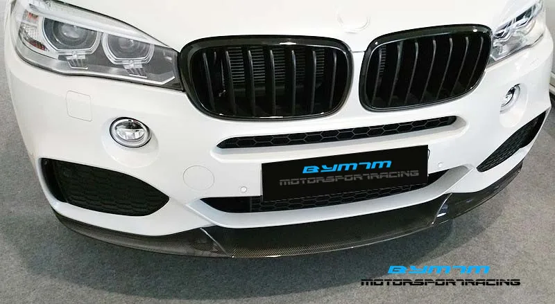 Стильный спойлер для переднего бампера из углеродного волокна BMW F15 X5 M