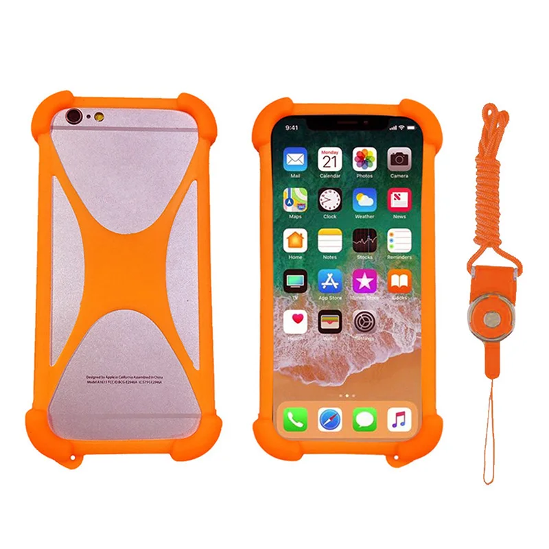Чехол для Fly Life Compact 4G силиконовый защитный чехол-накладка мягкий эластичный
