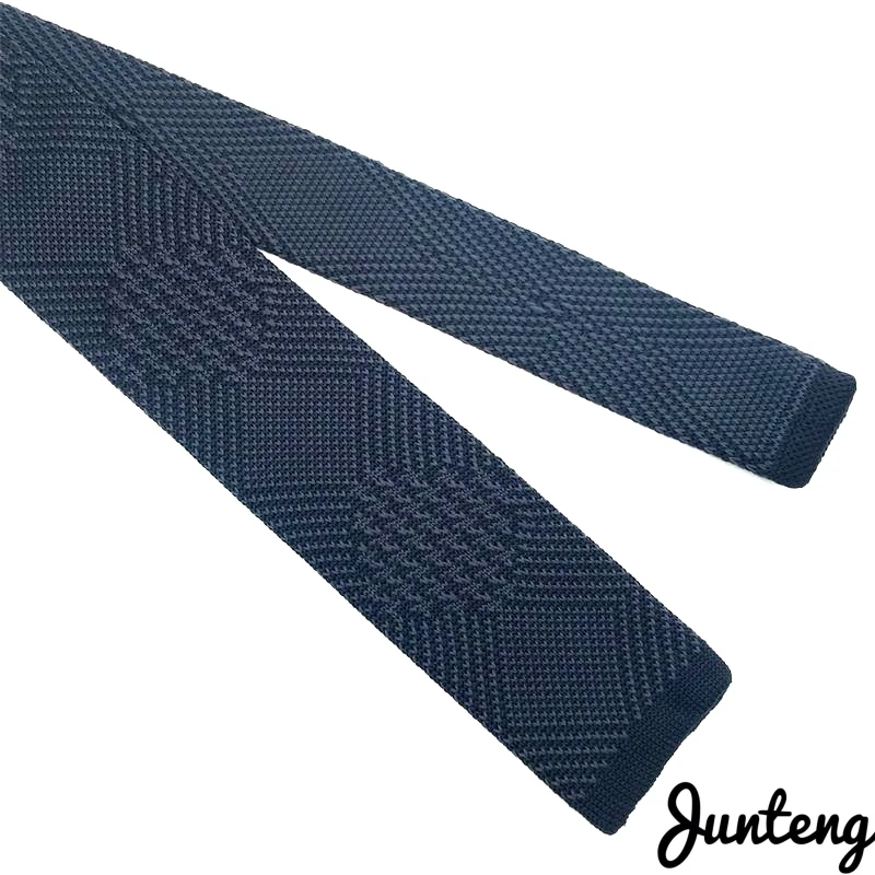 Модный мужской вязаный галстук классический геометрический Узкий Тонкий тканый