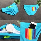 Мужские размера плюс купальники 2021, мужские бикини, мужские треугольные водонепроницаемые пляжные трусы с эффектом пуш-ап