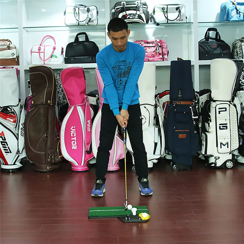 Satin Al PGM Golf Pratik Cihazı Dayanıklı Kapalı Golf Salıncak Eğitmenleri Mat Golf Salıncak Eğitmen Yardım