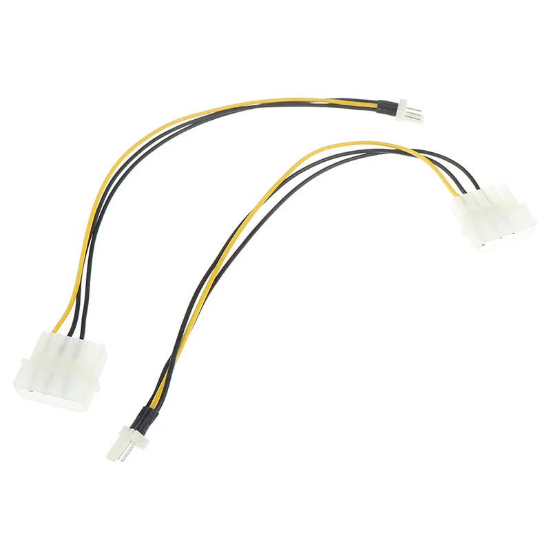 2 шт. 20 см 4Pin IDE К 3Pin ПК компьютер CPU вентилятор разъем питания адаптер