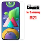 Комплект из 3 предметов для Samsung M21 M215F galaxy М 21 Защитное стекло для экрана мобильного телефона, защитная пленка на samsung m21 SM-M215F защитное закаленное стекло