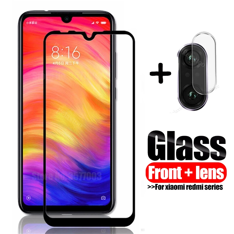 2 в 1 Защитное стекло для камеры Redmi Note7 закаленное Xiaomi Note 7 redmi note Защитная пленка