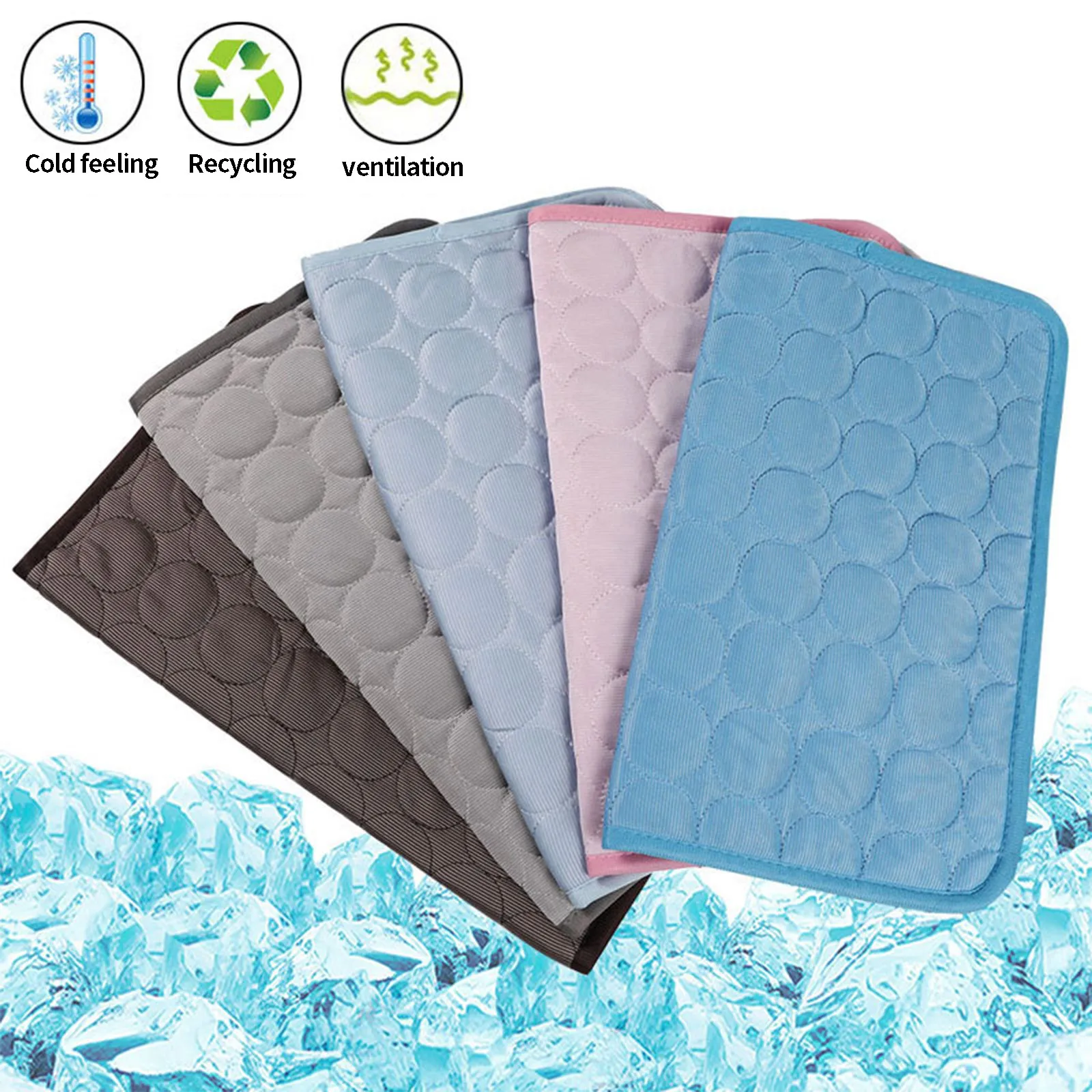 Охлаждающий коврик для собак дышащая летняя подстилка кошек и не токсичная дома|