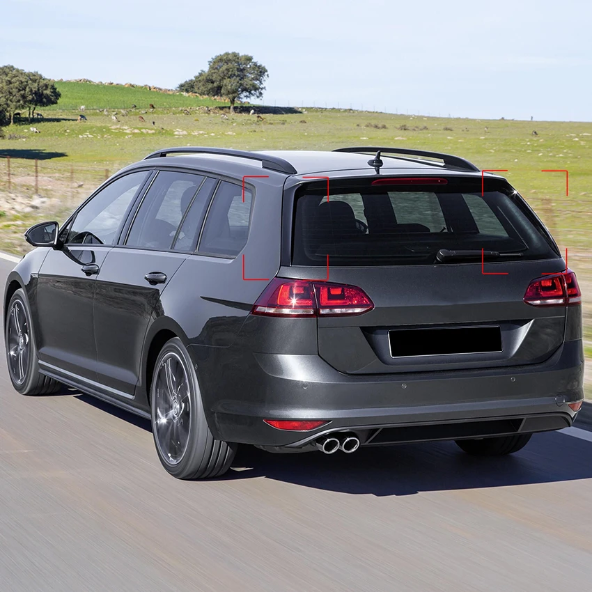 

Rear wing, sticker for spoiler, VW Golf Mk 7 variant estate wagon alltrack, auto styling accessories