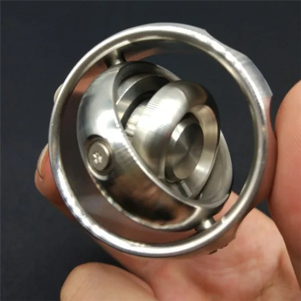 Вращающийся Баланс Черный Технология ручная вертушка Нержавеющая сталь Edc