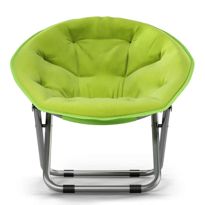 

Large Comfortable And Breathable Sofa Chair Outdoor Sun Chair Adult Leisure Round Folding Beach Chair
