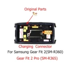 1 пара разъемов для зарядки для Samsung Gear Fit 2(SM-R360) Fit2 Pro (SM-R365) Аксессуары для смарт-часов