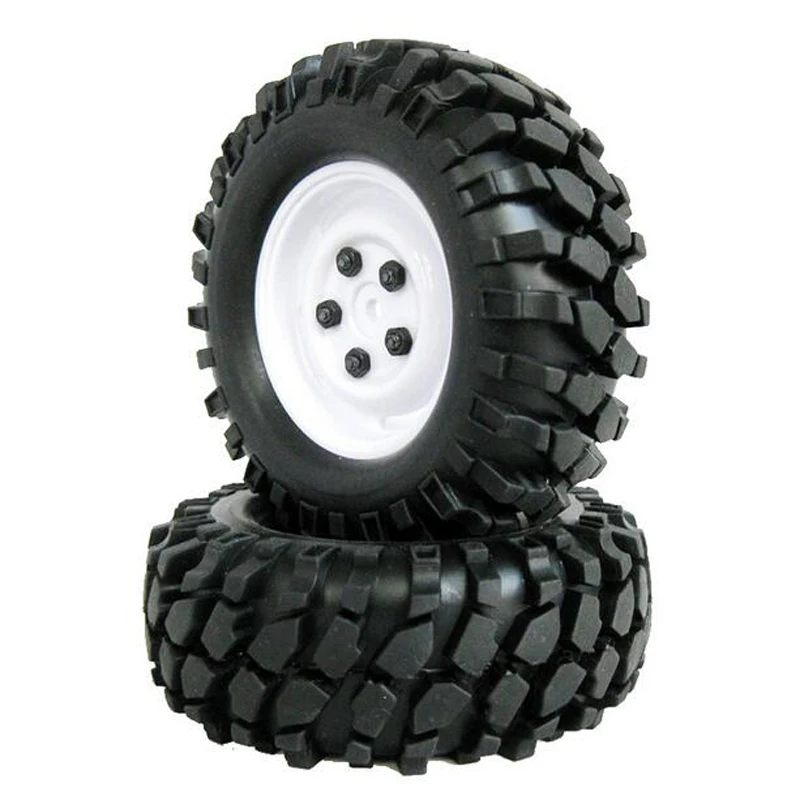 

4pcs Tyre 1.9 Inch 96mm Rubber Soft Tires Wheel for RC 1:10 Crawler Car Axial SCX10 D90 Car Accessories