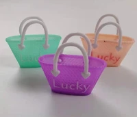 beilinda toys plastic toys shopping bag woven bag for 16 doll 3 colours available 3pcs in one lot