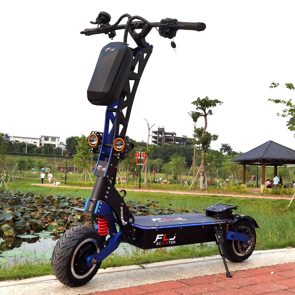 Billig FLJ 6000W Dual Motoren 60V 100-150kms Palette Off Road Reifen Top Qualität SK3 Erwachsene Mächtige Elektrische Roller