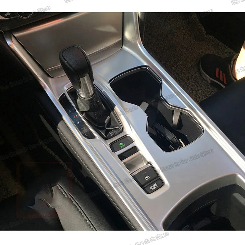 

Lsrtw2017 Carbon Fiber Car Center Control Gear Panel Frame Trims for Honda Accord 2018 2019 2020 10 x Accessories Auto Styling