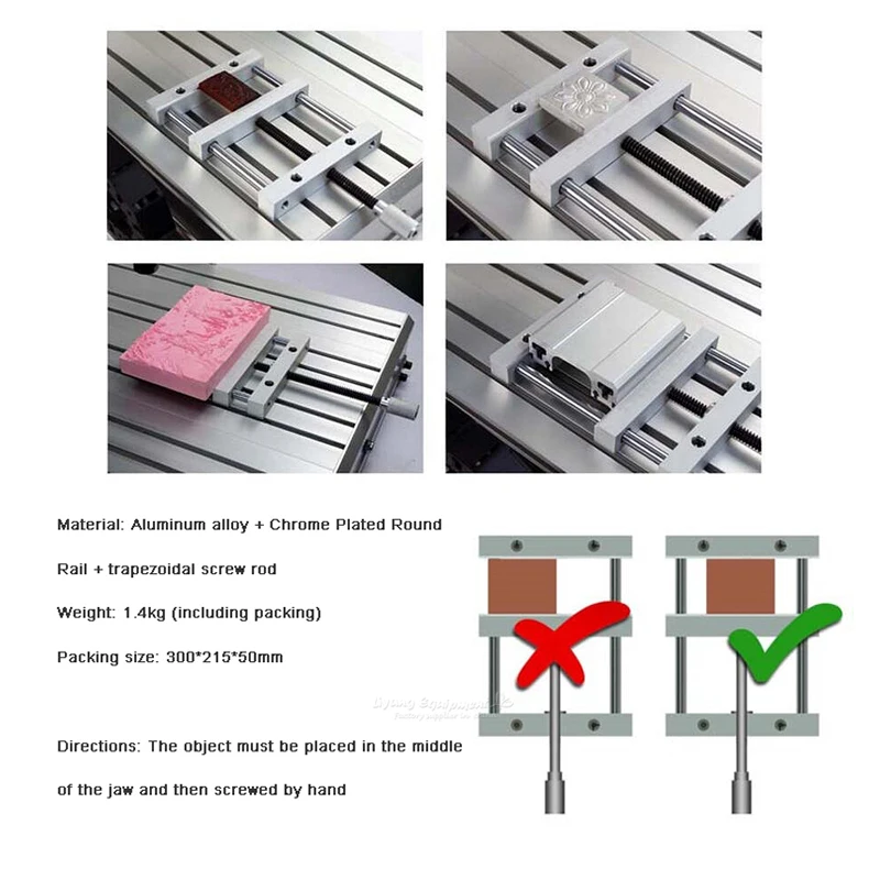 Плоские щипцы от производителя винт 160 мм точный параллельный захват простые