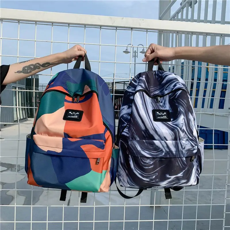 Рюкзак унисекс, простой и универсальный, большой емкости, для школьников и путешествий, 2021