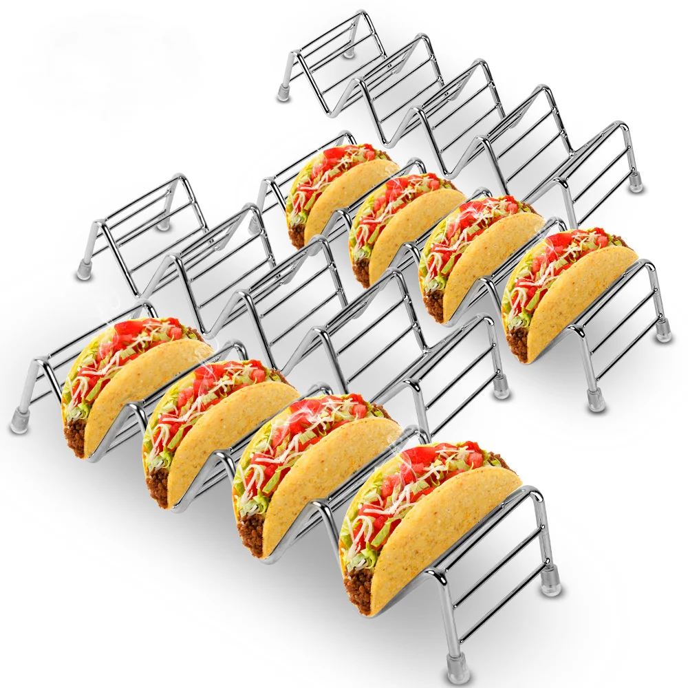 Набор из 4 держателей Taco стойка высококачественной нержавеющей стали для детей