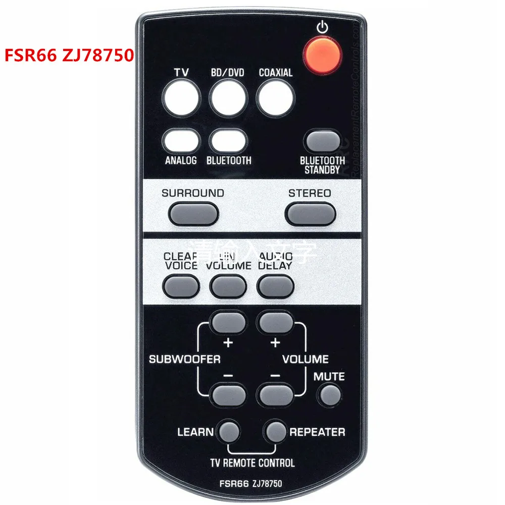 Пульт дистанционного управления FSR66 ZJ78750/FSR71 ZK72120, сменный для YAMAHA TV, домашнего кинотеатра, ATS1030 nsw41 YAS203 YAS203BL YASCU203