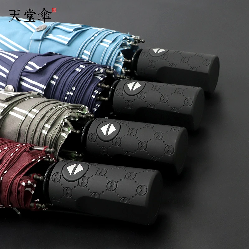 Большой мужской автоматический зонт ветрозащитные дорожные винтажные