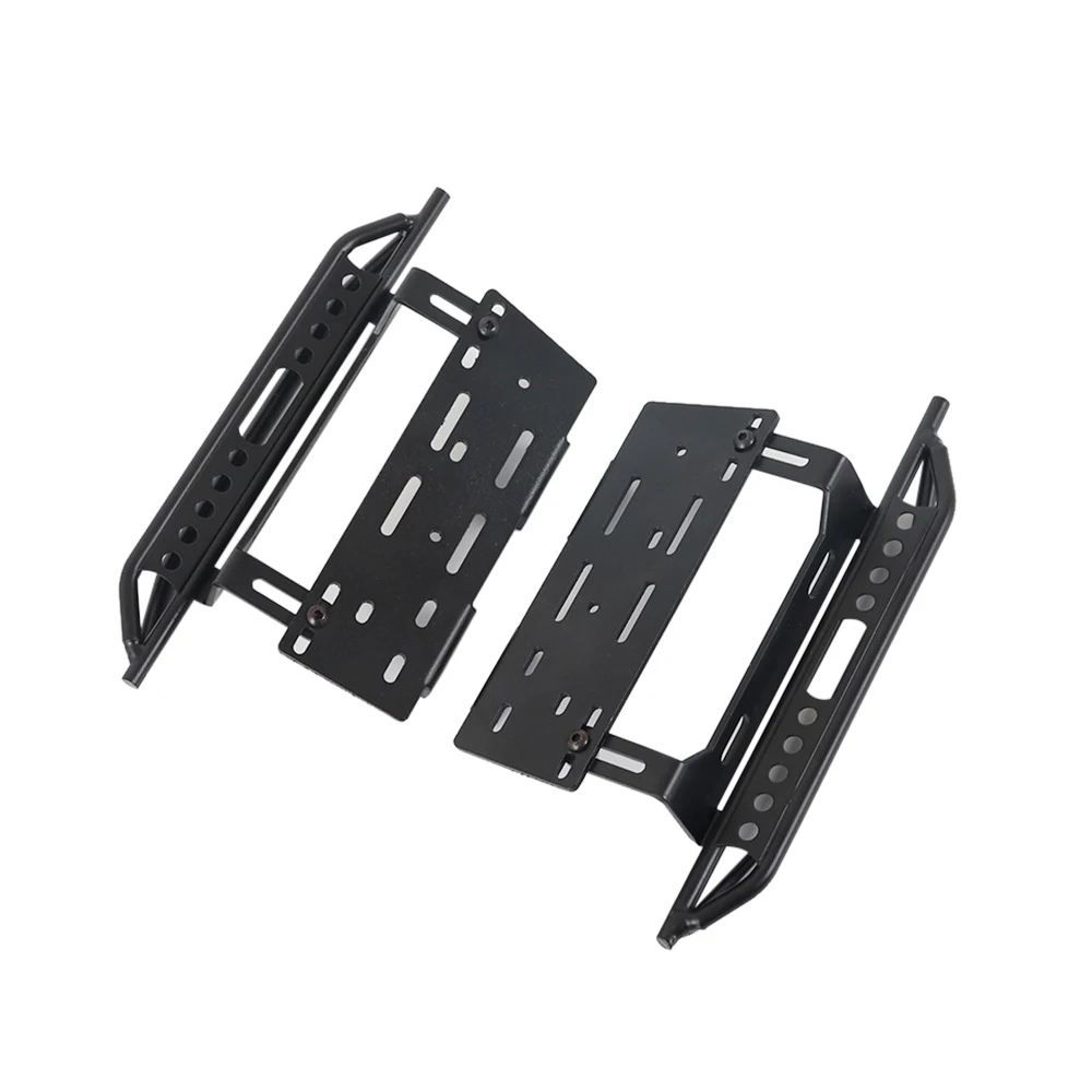 2Pcs Metal RC Car Side Pedal Adjustable Rock Sliders for 1/10 Crawler Axial SCX10 II 90046 90047 Jeep Wrangler Body Upgrade - купить по