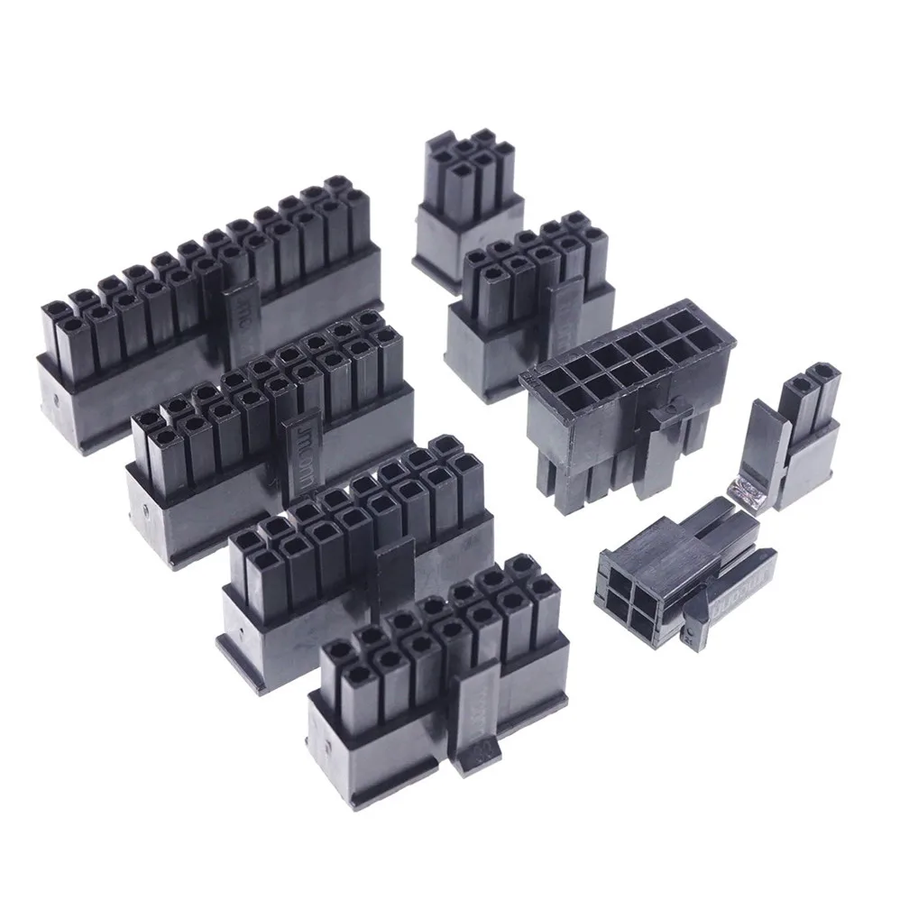 Разъем Micro Fit 3 0 4 шт. 2 контакта 6 8 10 12 14 16 18 20 22 24 контура штепсельная Вилка питания