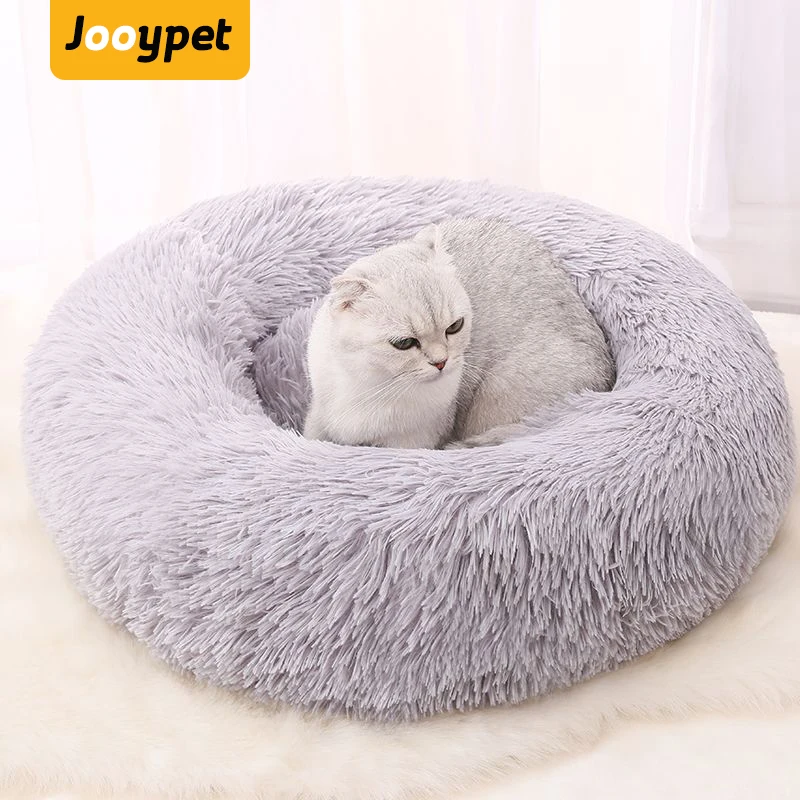 JOOYPET Горячая продажа Хлопок теплая собака кошка длинные волосы круглый глубокий