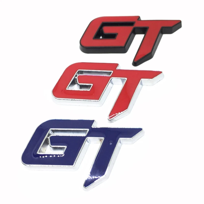 3d Gt Logo автомобильный стикер модный декор для Ford Mustang Focus 2 3 Fiesta Ranger Mondeo Mk2 |
