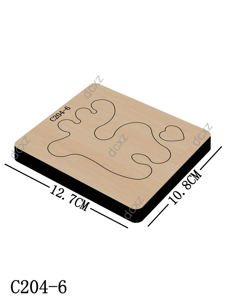 Новый Рождественский олень деревянные штампы скрапбукинга C204 6 резки подходит