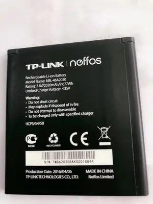 100% Оригинальная Аккумуляторная батарея емкостью 2020 мАч для последней модели