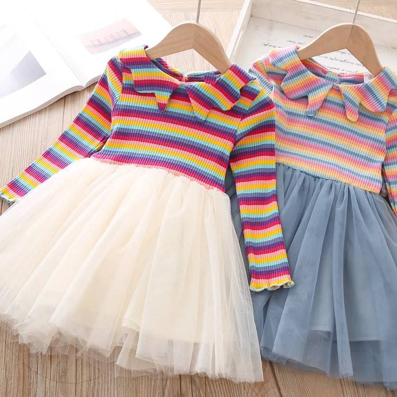 Baby Elegant Dress for Girls Spring Children Costumes kids Clothing Flower Dresses Teens Cute Christmas princess Party 5 6 years | Детская