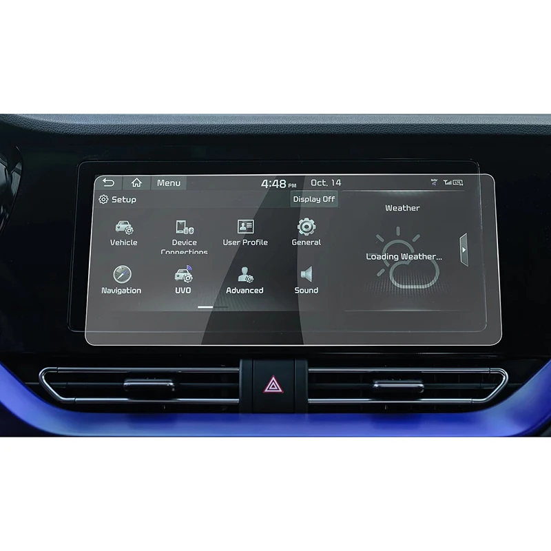 

Tempered Glass Screen Steel Protective Film For Kia Niro 2020 2021 10.25 inch Car GPS Navigation Car interior sticker