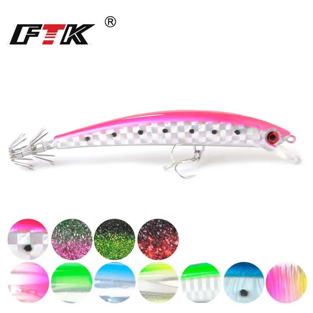 FTK 1 шт. воблеры в виде гольяна приманка для рыбной ловли 120 мм/23 г крючок джиггинга